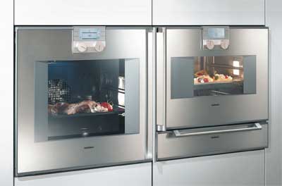 Рис. 3. Духовой шкаф-пароварка BS 274 и духовка BO 270 (Gaggenau)